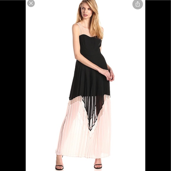 Jessica Simpson maxi dress with mesh yoke - Picture 1 of 11